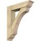 Ekena Millwork Legacy Traditional Rough Sawn Bracket w/ Offset Brace, Douglas Fir, 8"W x 34"D x 40"H BKT0806X34X40LEC01RDF - alternate 1
